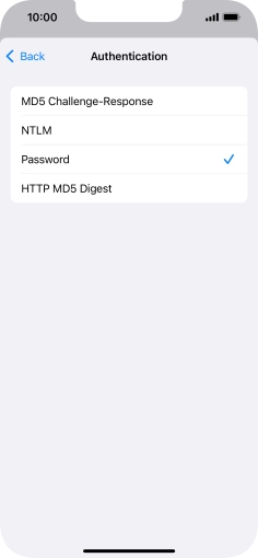 Press Password.