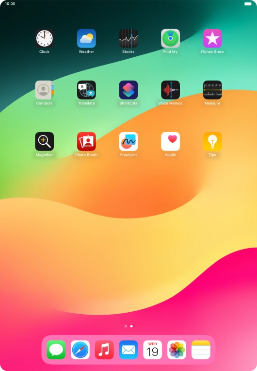 Slide your finger left on the screen to find the App Library.