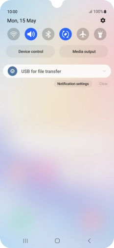Press the drop down list.