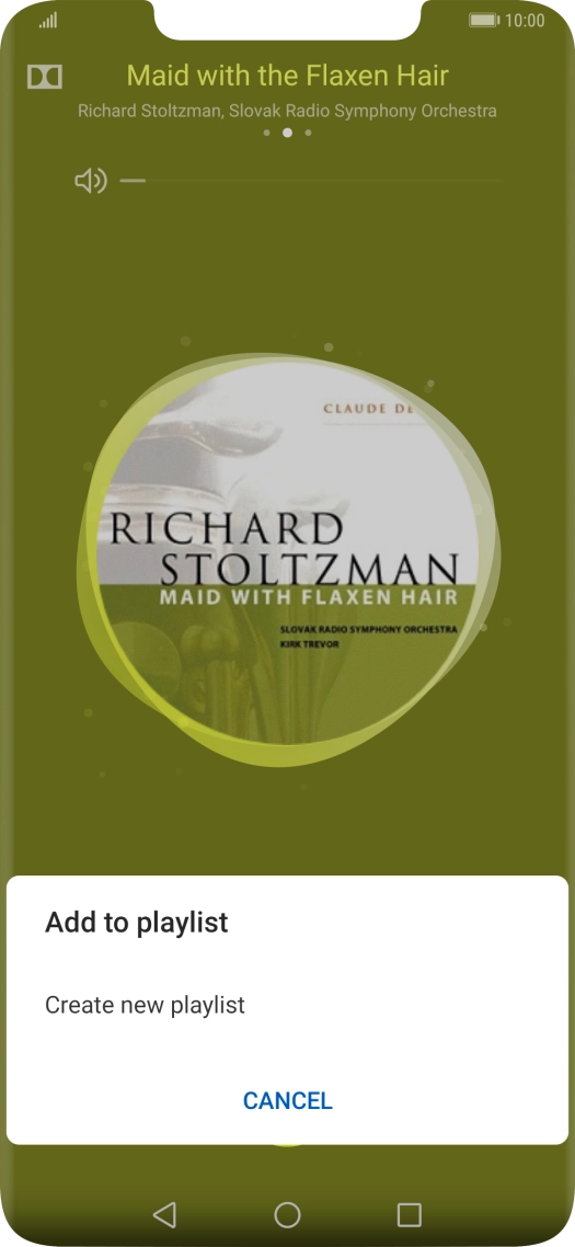 Press Create new playlist.