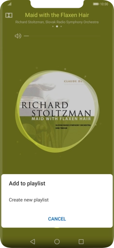 Press Create new playlist.