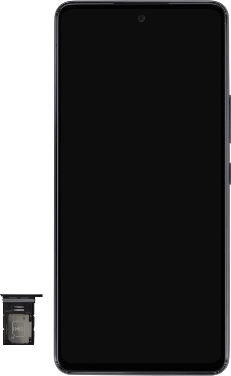 Turn your SIM as illustrated in the SIM holder and place it in the SIM holder.