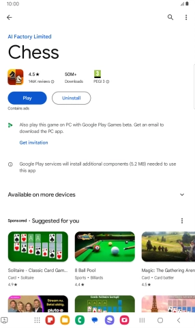 Press the Home key to return to the home screen.