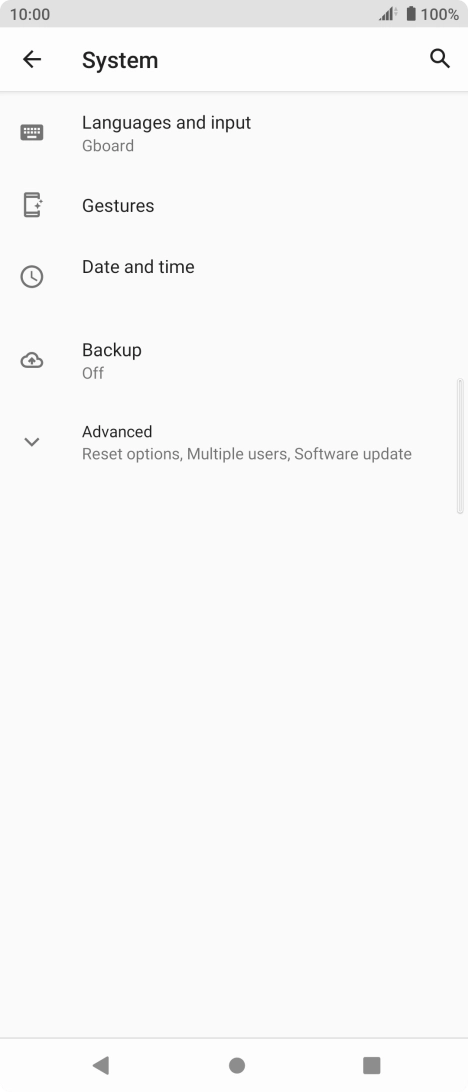 Press Date and time.