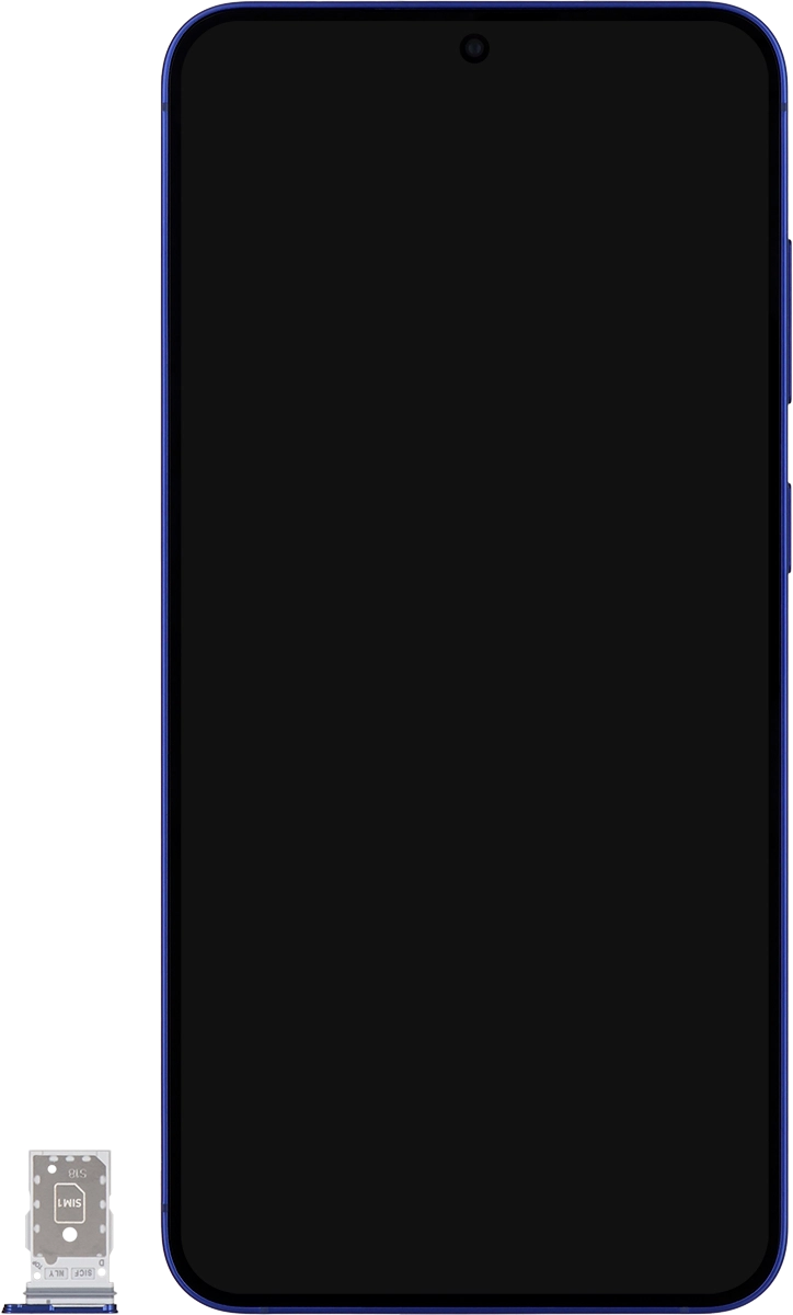 Turn your SIM as illustrated in the first SIM holder and place it in the SIM holder.