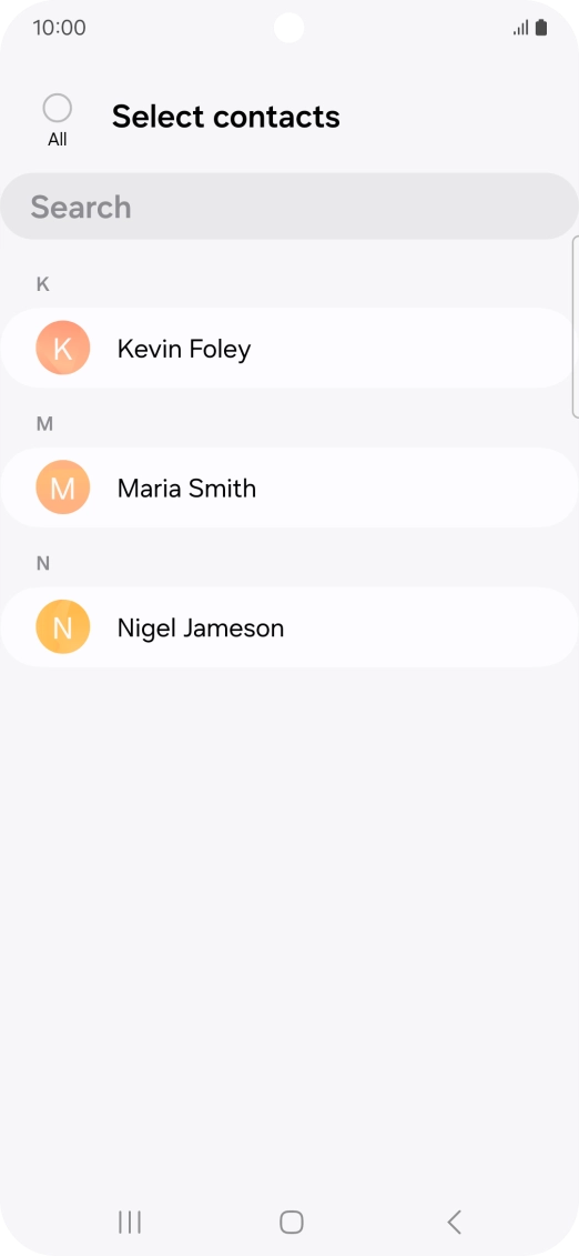 Press the field above 