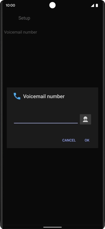 Key in +447953222222 and press OK.
