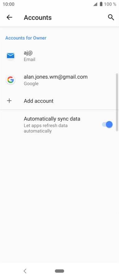 Press the Home key to return to the home screen.