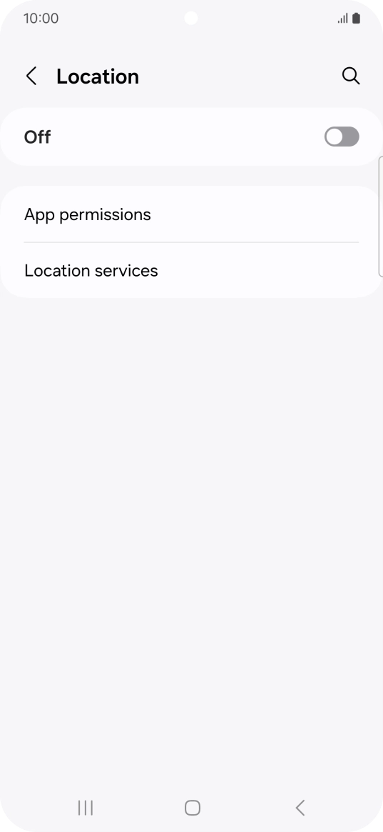 Press the indicator to turn the function on or off.