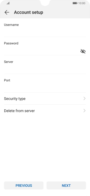 Press the field below 