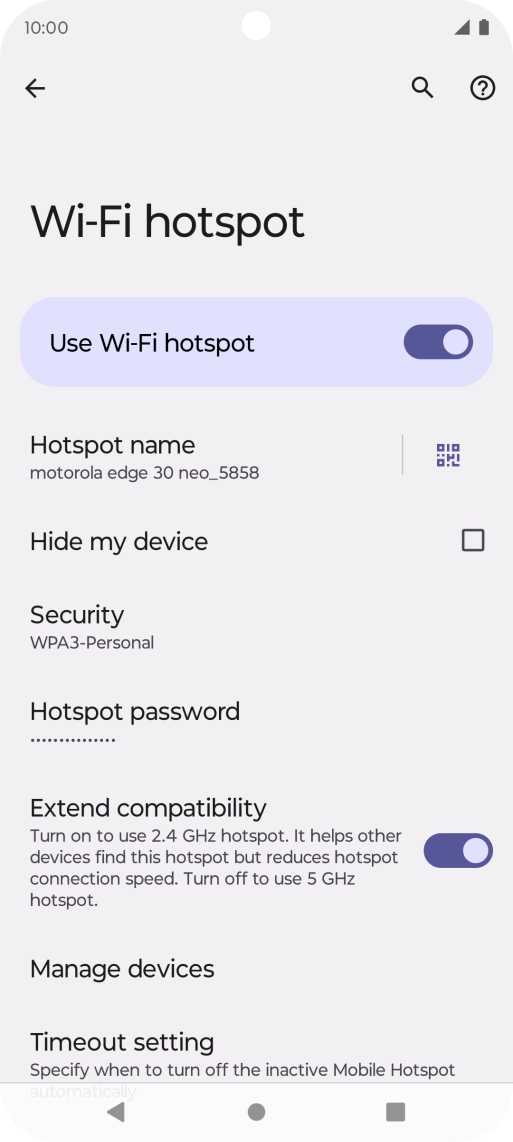 Press the Home key to return to the home screen.
