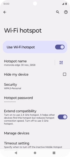 Press the Home key to return to the home screen.