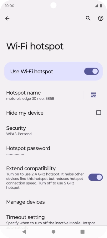 Press the Home key to return to the home screen.