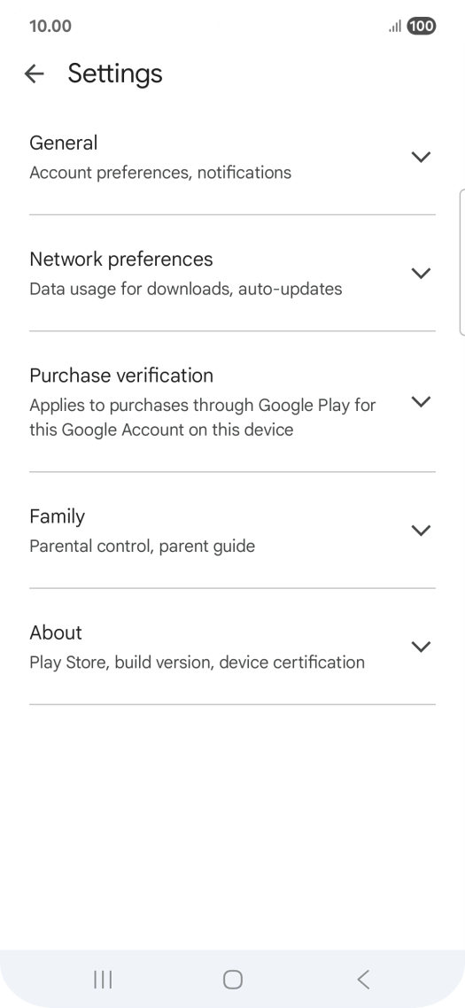 Press Network preferences.