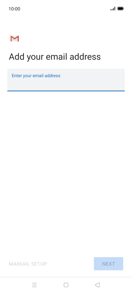 Press the field below 