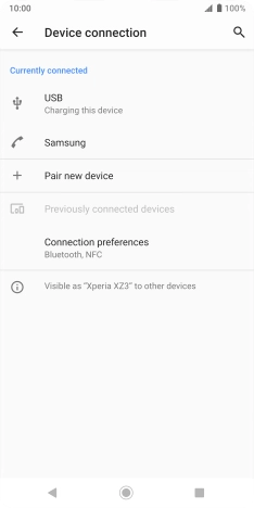 Press the Home key to return to the home screen.