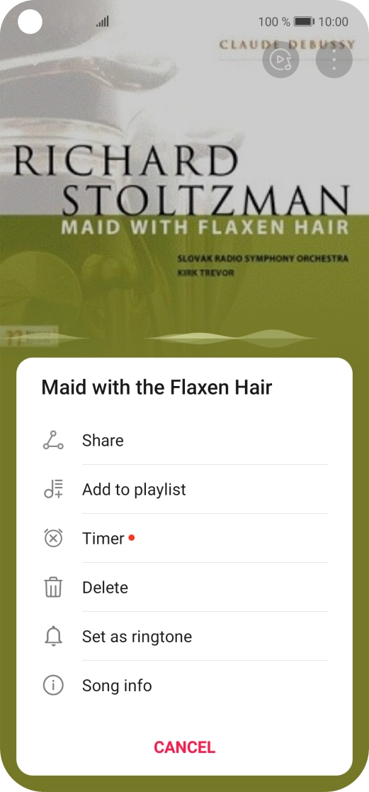 Press Add to playlist.