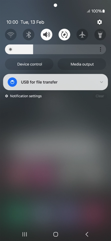 Press the drop down list.
