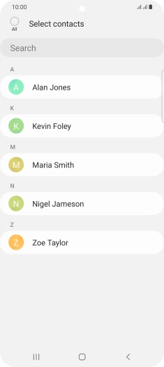 Press the field above 