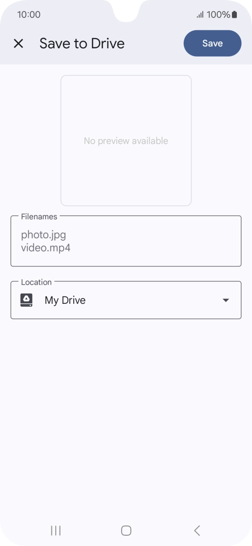 Press the field below 