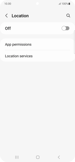 Press the indicator to turn the function on or off.