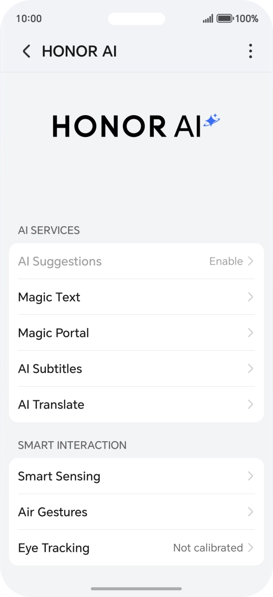 More examples of Honor AI usage are now displayed.