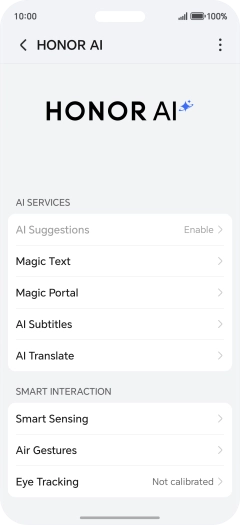More examples of Honor AI usage are now displayed.