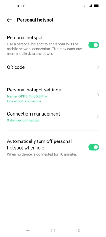 Press the Home key to return to the home screen.