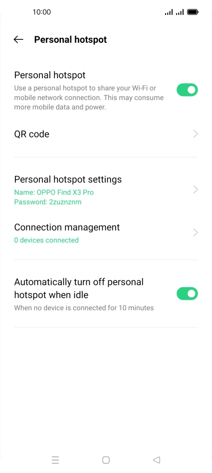 Press the Home key to return to the home screen.