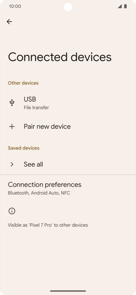 Press Pair new device.