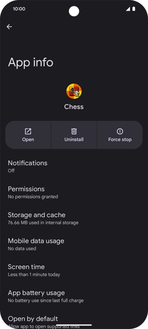 Press Storage and cache.