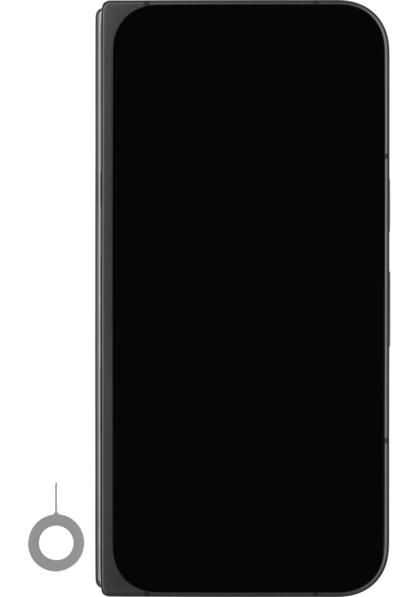 Find the opener for the SIM holder.