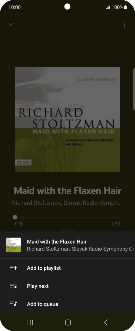 Press Add to playlist.