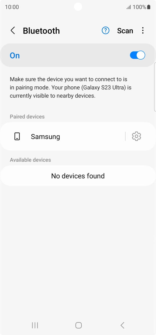 Press the Home key to return to the home screen.