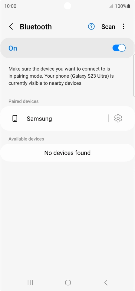 Press the Home key to return to the home screen.