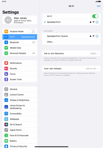 Slide your finger upwards starting from the bottom of the screen to return to the home screen.
