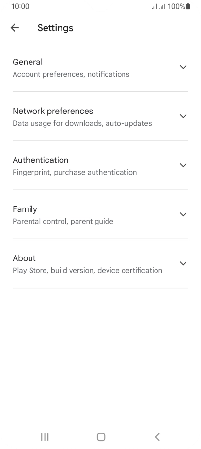 Press Network preferences.