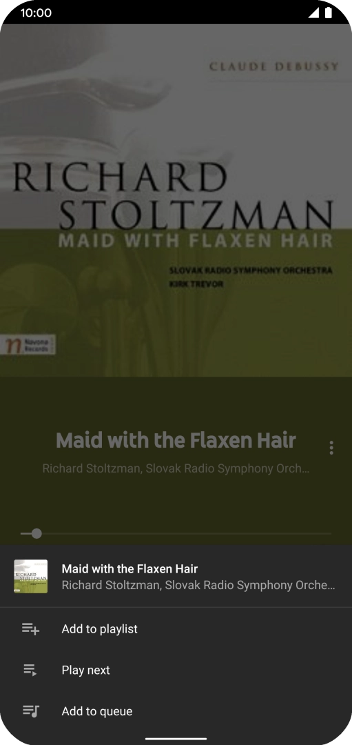 Press Add to playlist.