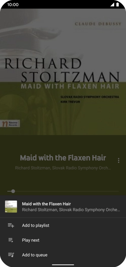 Press Add to playlist.