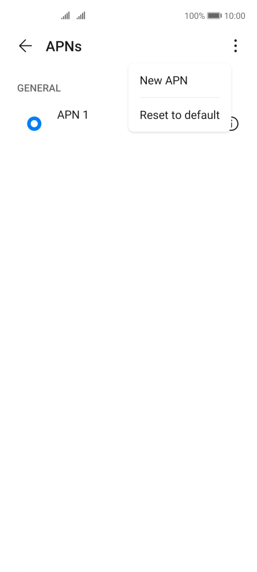 Press New APN.
