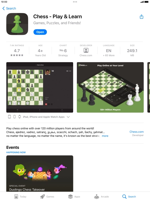 Press the Home key to return to the home screen.