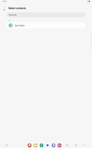 Press the field above 