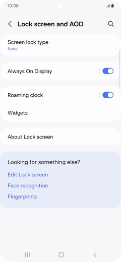 Press the Home key to return to the home screen.