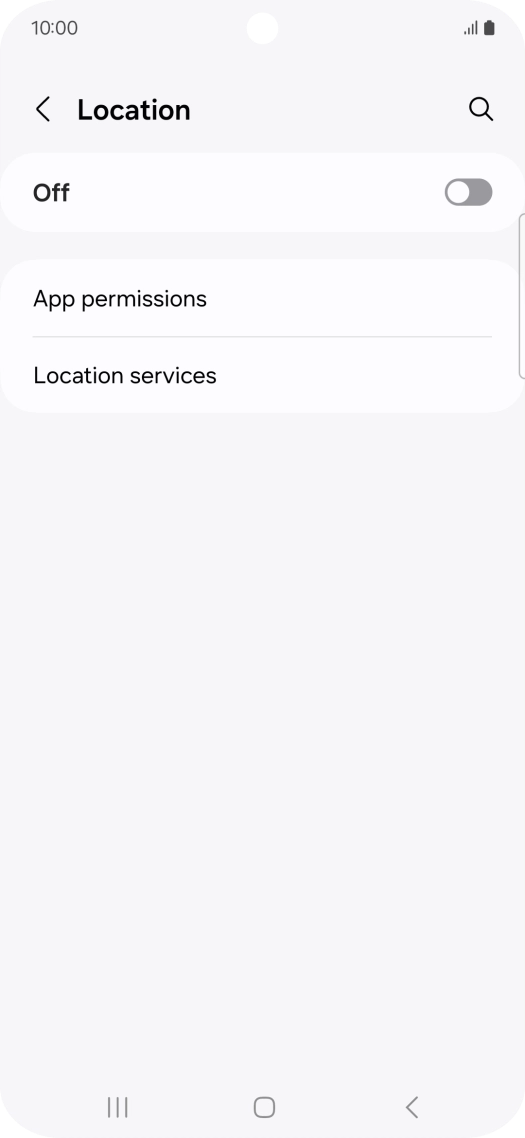 Press the indicator to turn the function on or off.