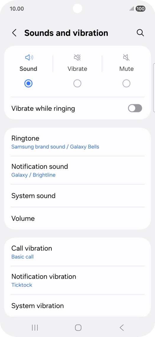 Press Ringtone.
