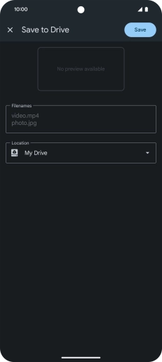 Press the field below 