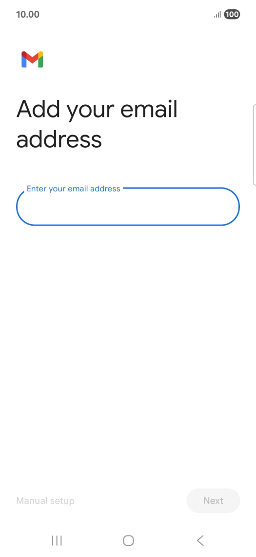 Press the field below 