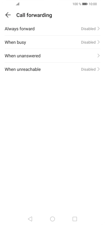 Press the Home key to return to the home screen.