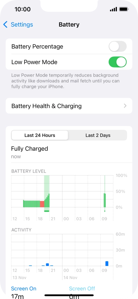 Slide your finger upwards starting from the bottom of the screen to return to the home screen.