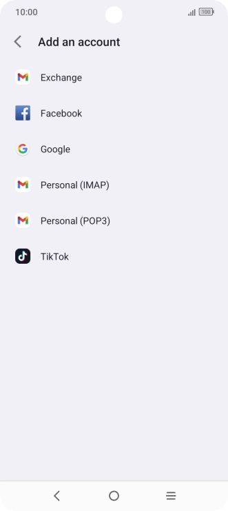 Press Google.
